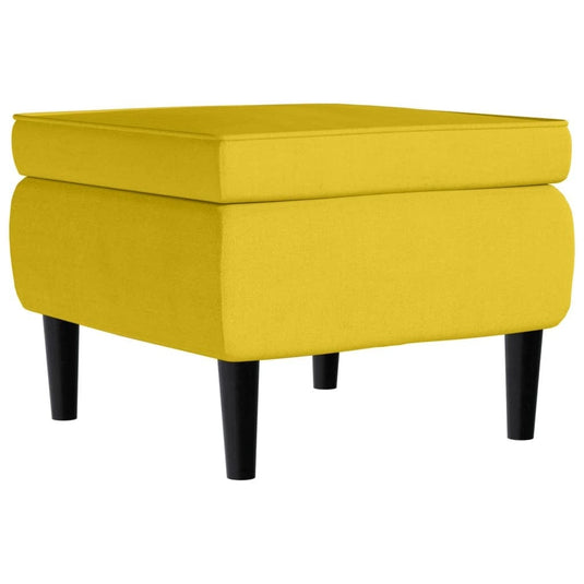 Tabouret Pouf Jaune