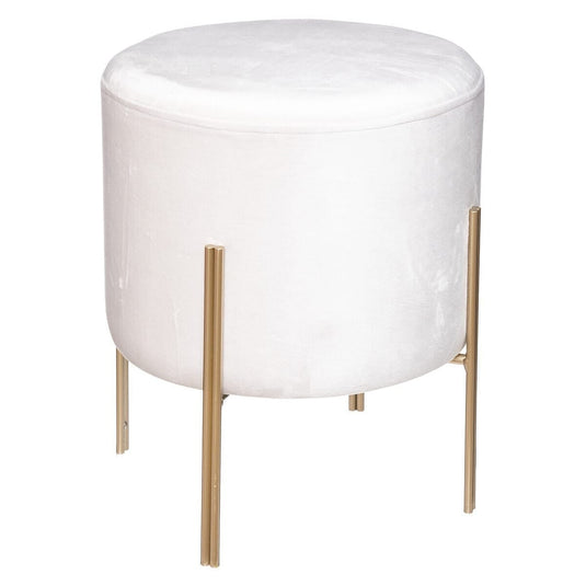 Tabouret Pouf Velours