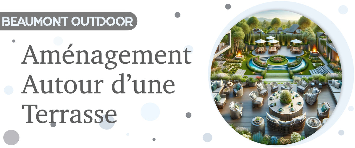 aménagement autour terrasse Image
