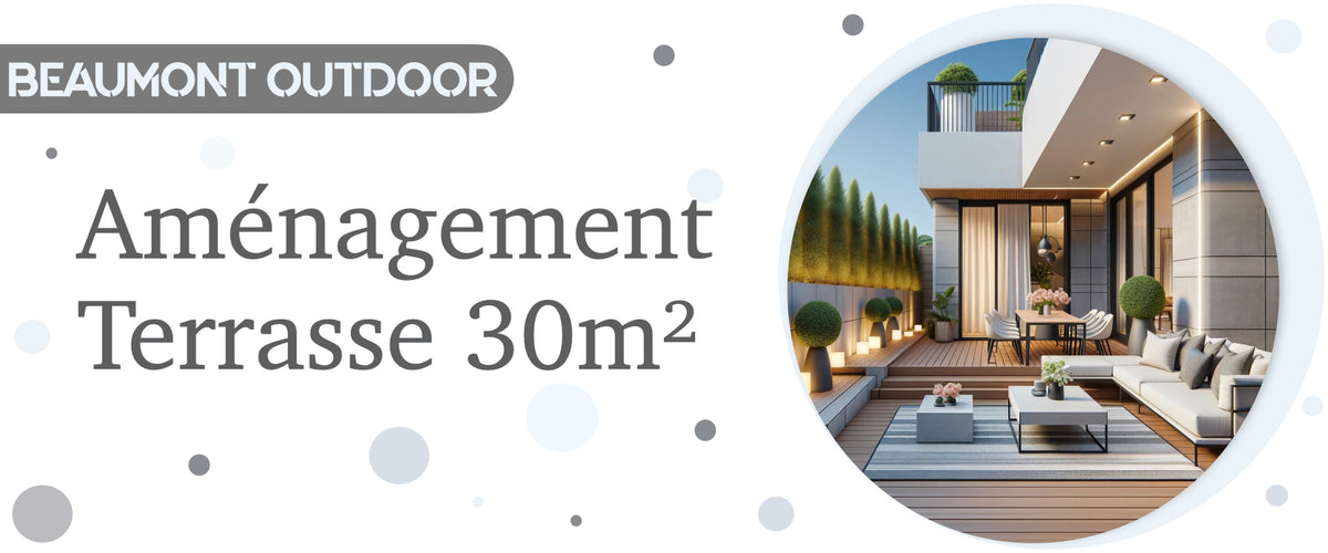 aménagement terrasse 30m2 Image