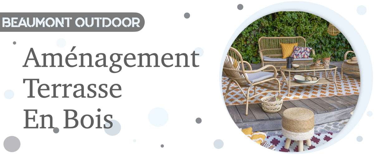 aménagement terrasse bois Image