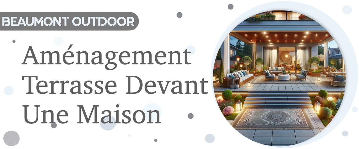 aménagement terrasse devant ma maison Image