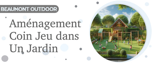 aménager coin jeu dans jardin