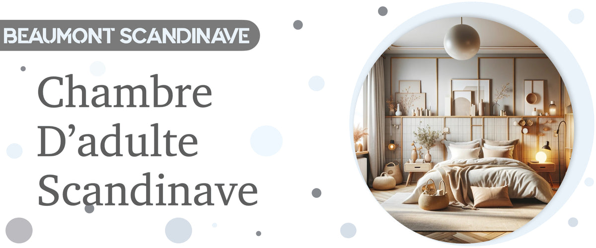 faire chambre adulte scandinave Image