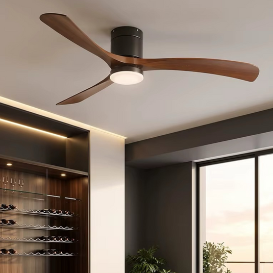 Ventilateur de Plafond LED avec Télécommande et Moteur DC