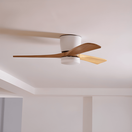 Ventilateur de Plafond en Bois avec LED Intégrée
