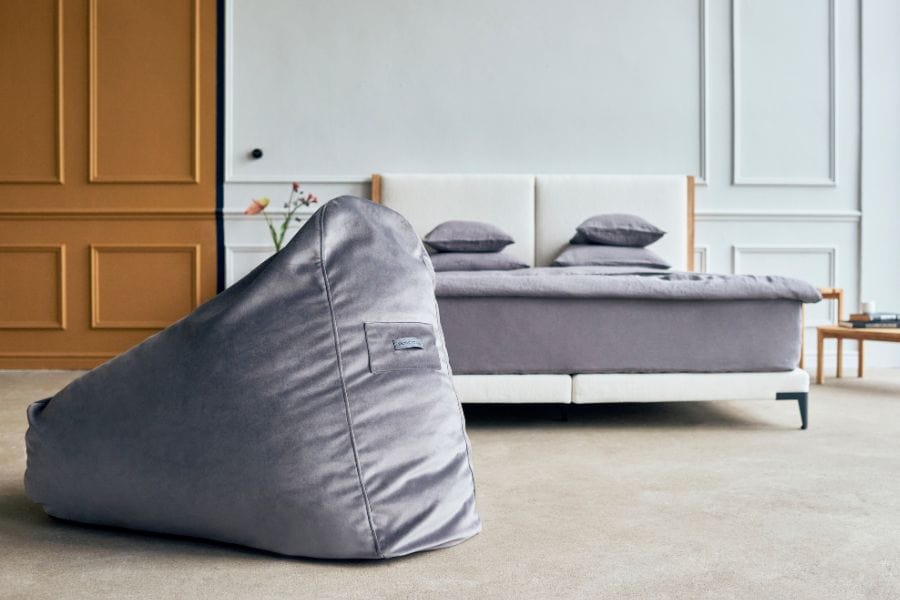 Pouf Design en Velours Cotelé