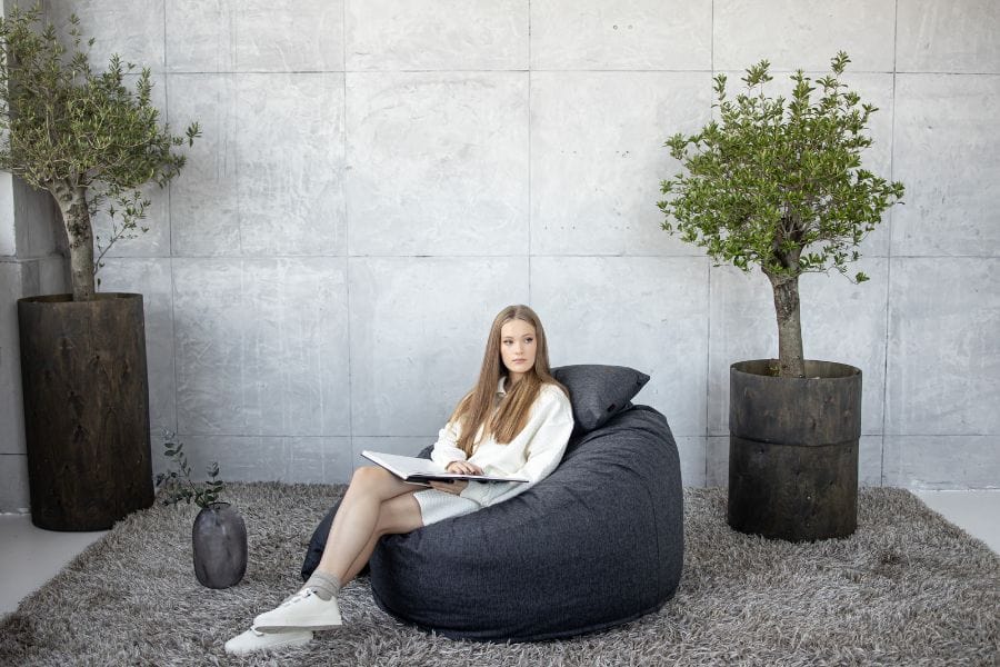 Gros Pouf Capitonné