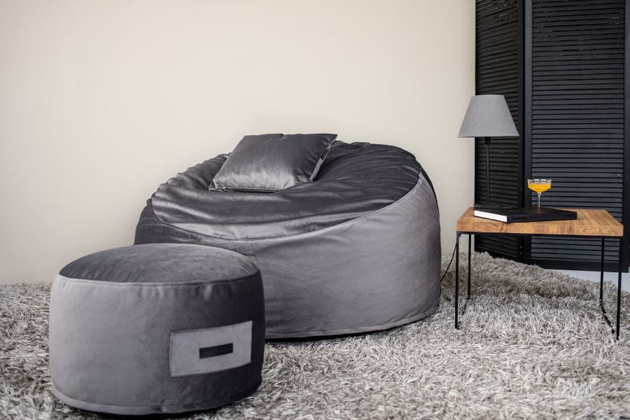 Pouf XXL en Velours