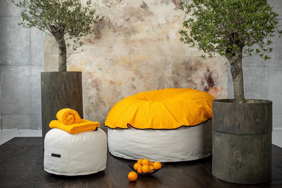 Pouf XXL en Velours