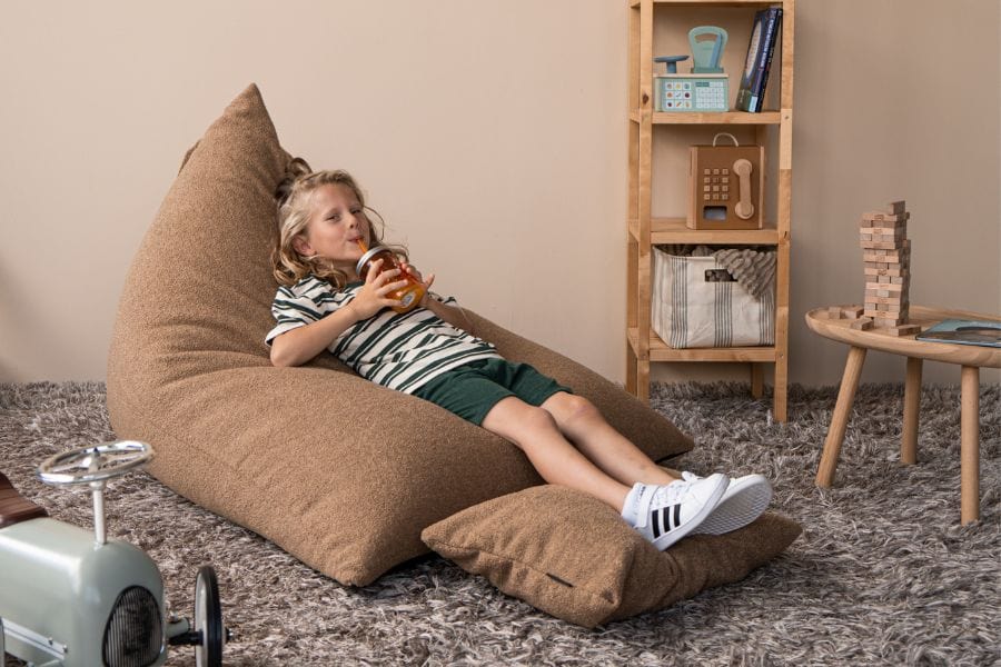 Pouf Poire Suede