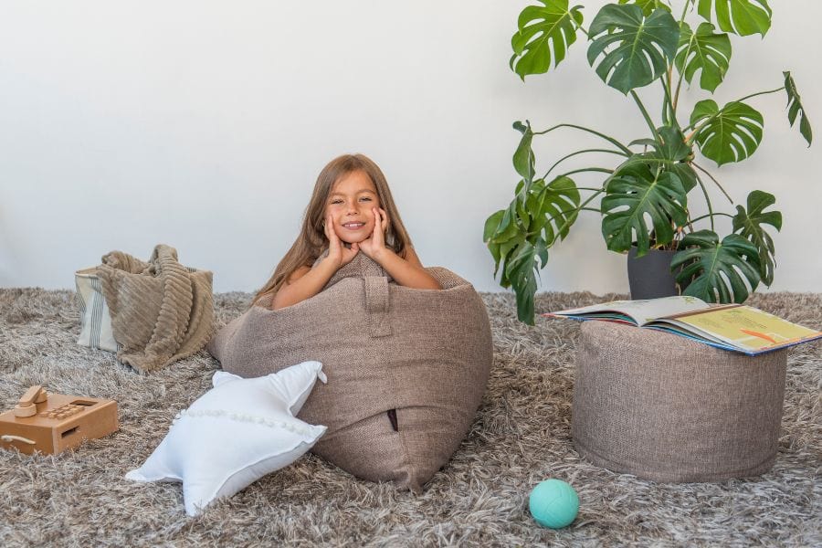 Petit Pouf Poire Chambre