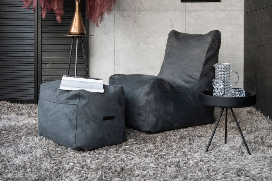 Pouf Repose Pied en Bouclette