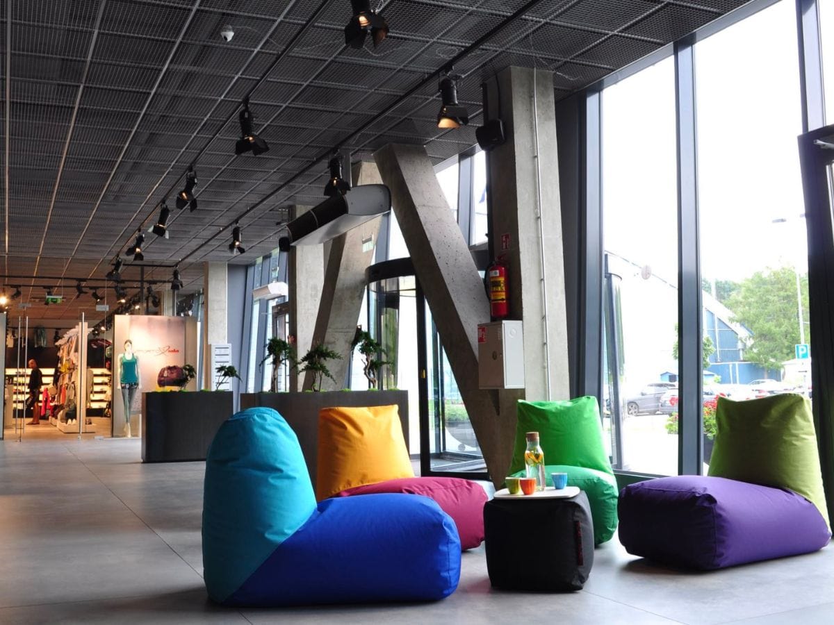 pouf centre commercial Image