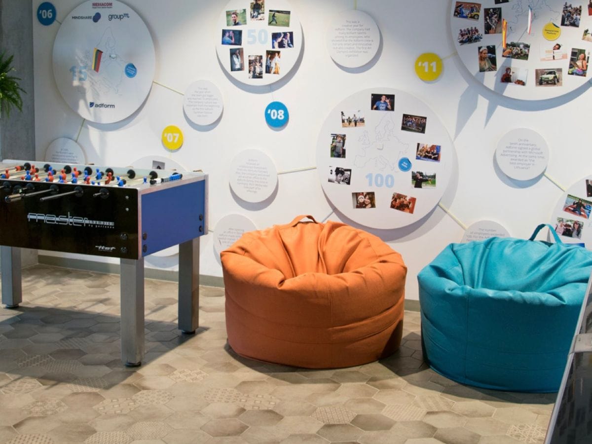 pouf dans une start-up Image