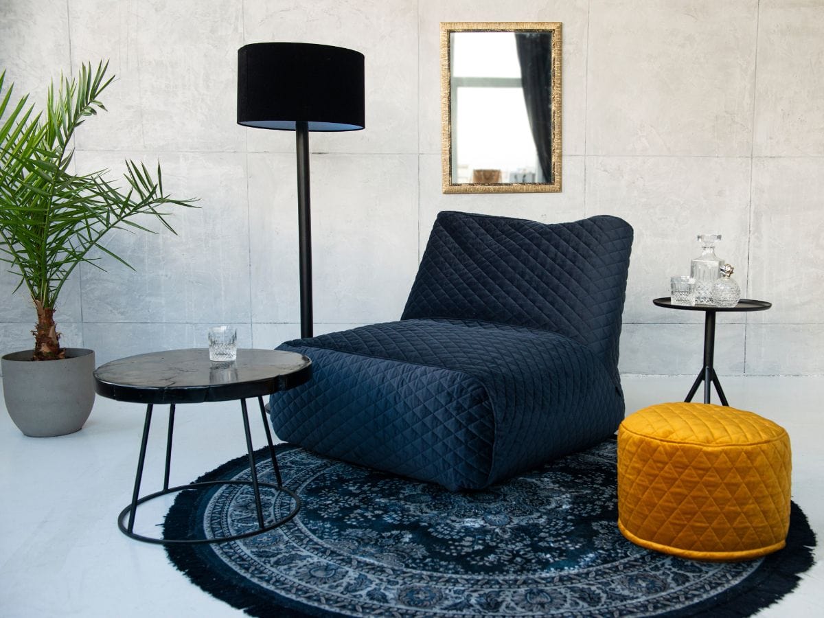 Pouf 2 places Matelassé