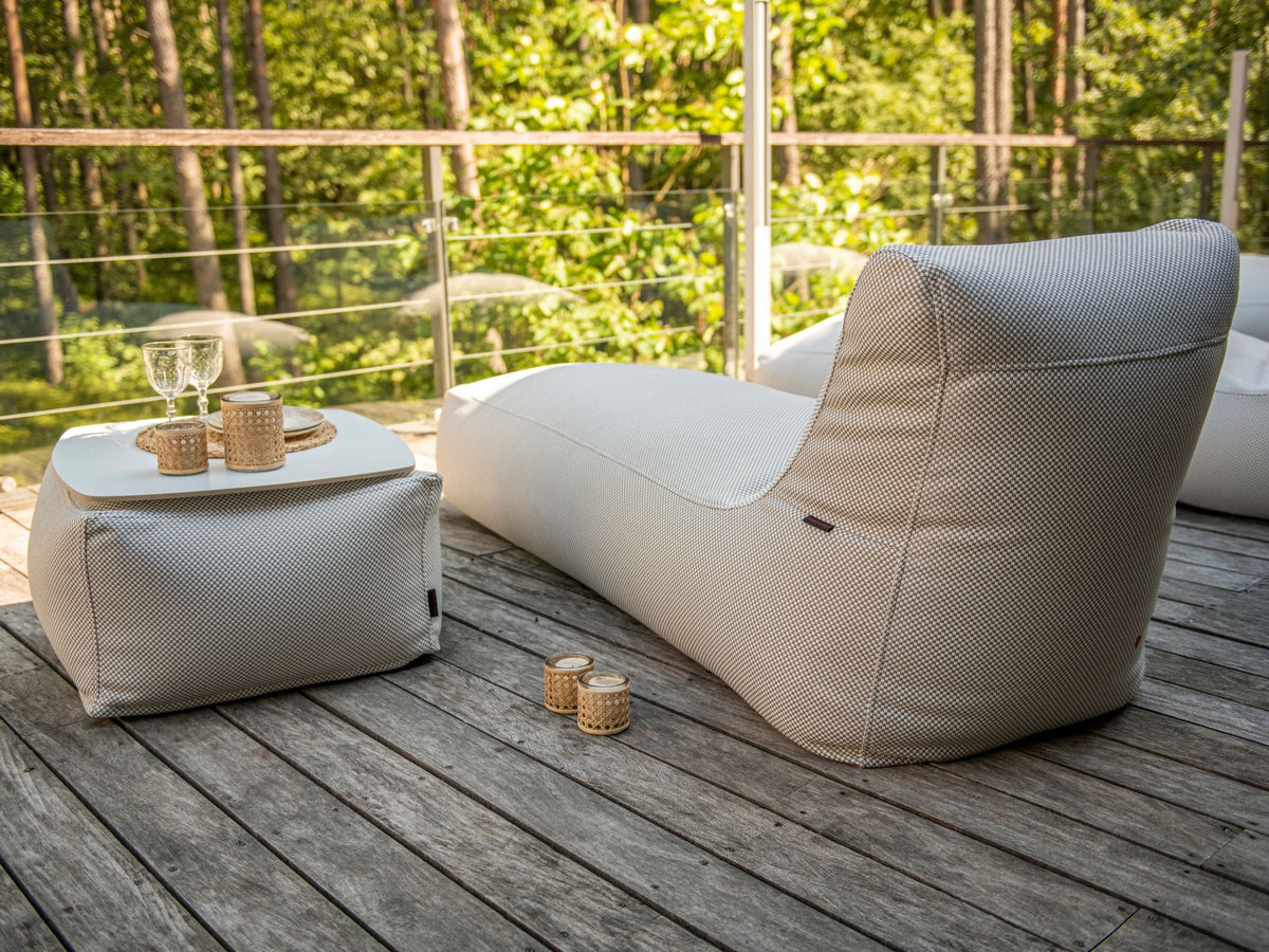 Pouf Transat en Cuir