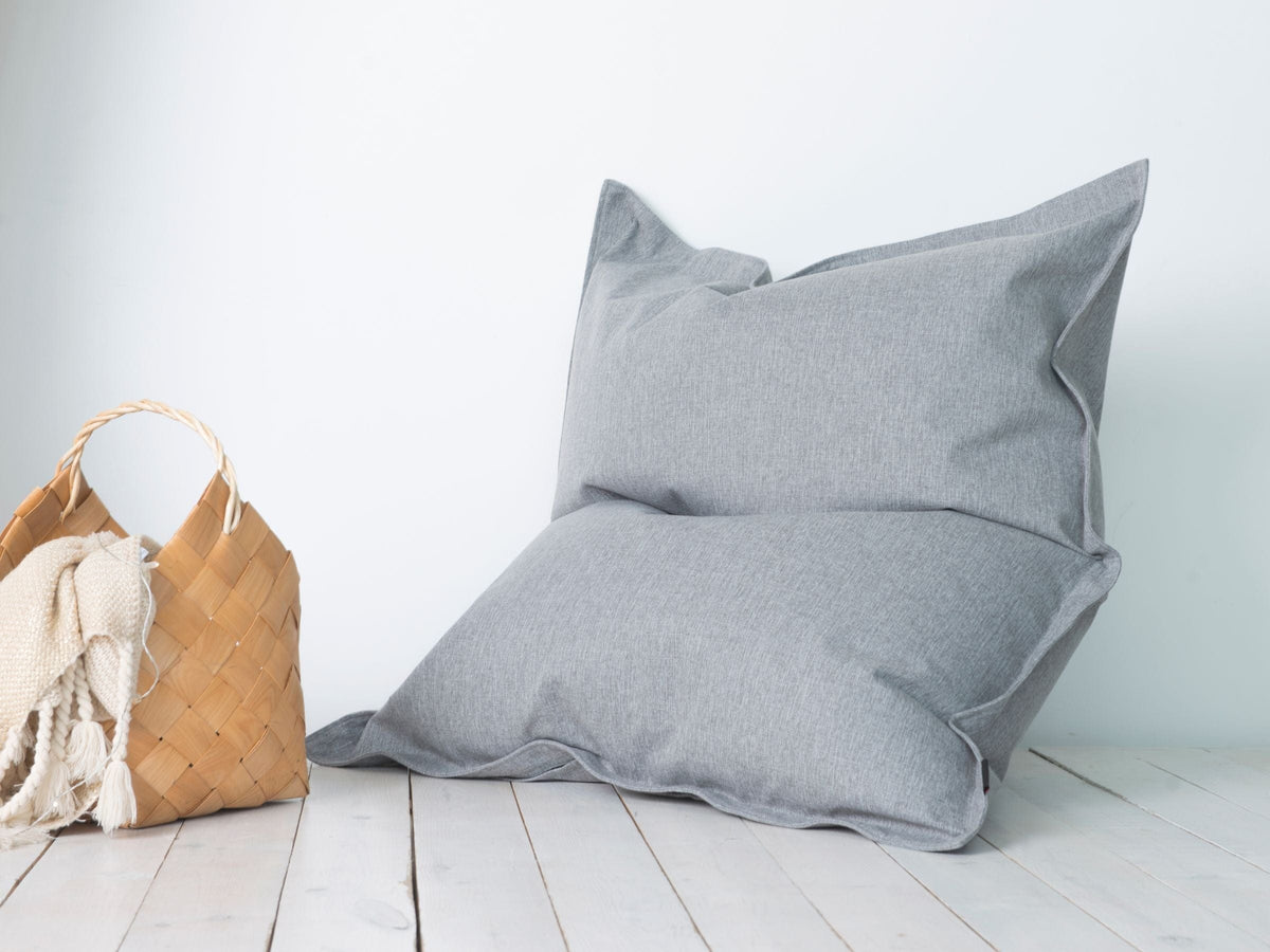 Petit Coussin Pouf Cuir