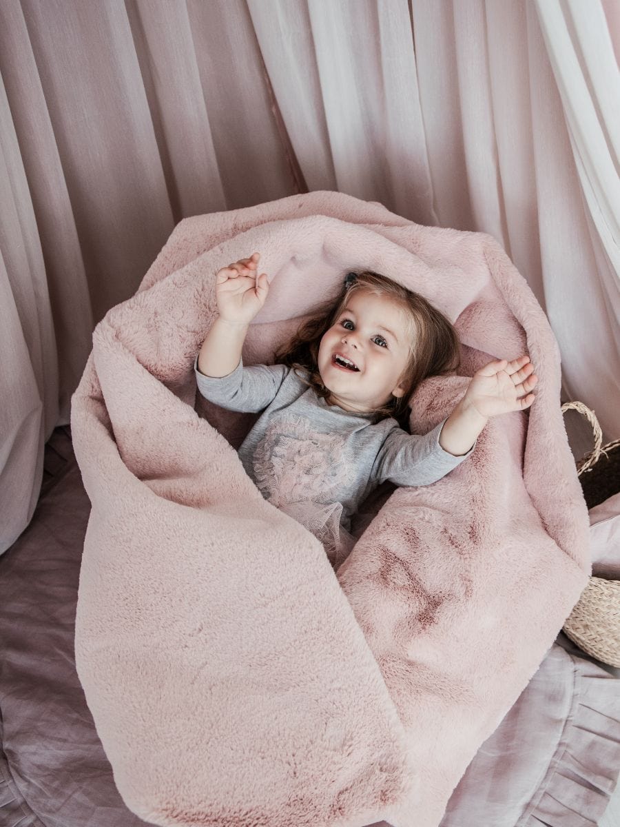 Pouf Bébé Velours Cotelé