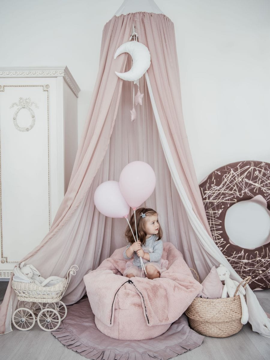 Pouf Bébé Velours Cotelé