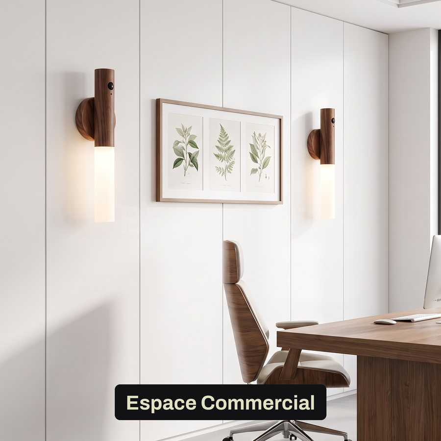 Applique Murale Sans Fil Rechargeable avec Détecteur de Mouvement, Aimantée et Sans Prise - Candice — installée sans branchement électrique