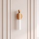 Applique Murale Sans Fil Rechargeable Finition Bois avec Détecteur de Mouvement, Aimantée et Sans Perçage - Candice