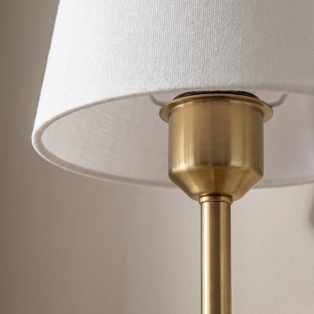 Applique Murale Sans Fil Rechargeable à Abat-Jour Tissu, Sans Percer ni Branchement Électrique, avec Télécommande et Intensité Réglable | Marquise