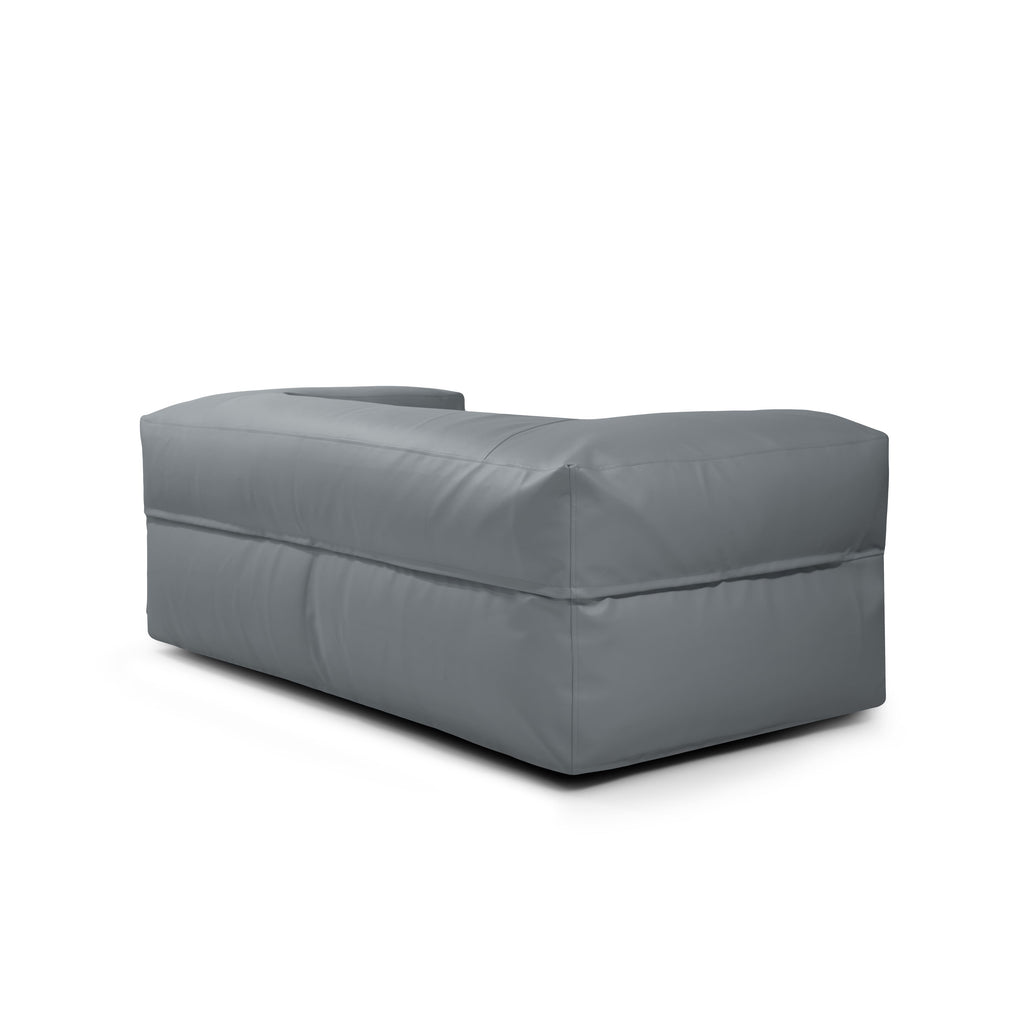 Canapé Pouf en Cuir