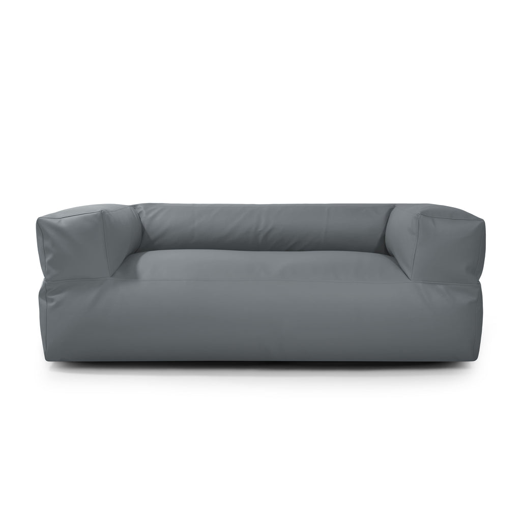 Canapé Pouf en Cuir