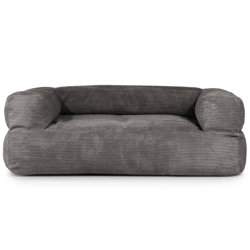 Canapé Pouf en Velours Côtelé