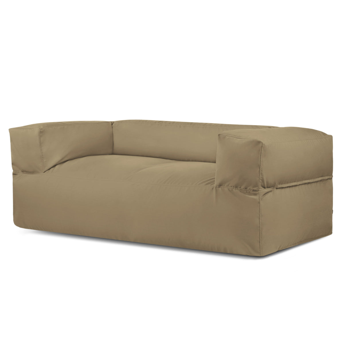 Canapé Pouf Exterieur Marron Taupe