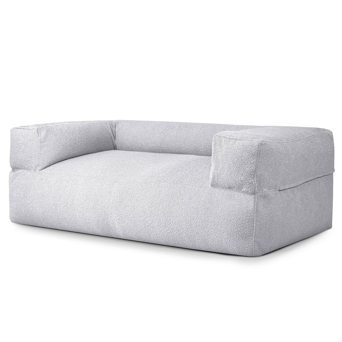 Canapé Pouf Mouton Gris Perle