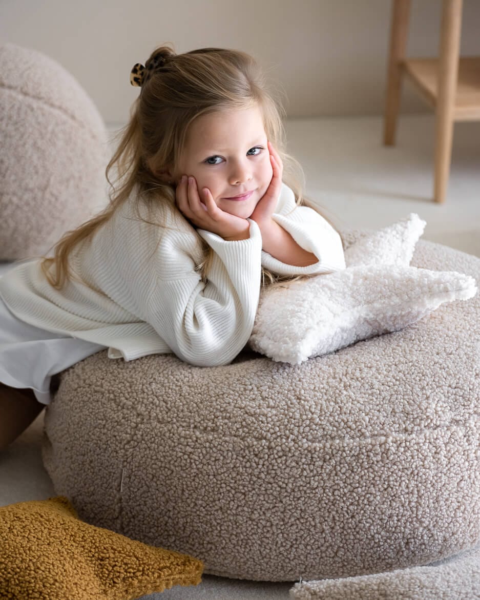 Coussin Étoile Blanc