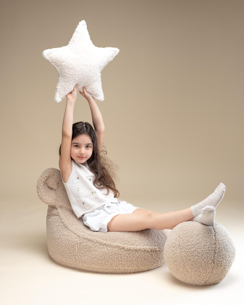 Coussin Étoile Blanc