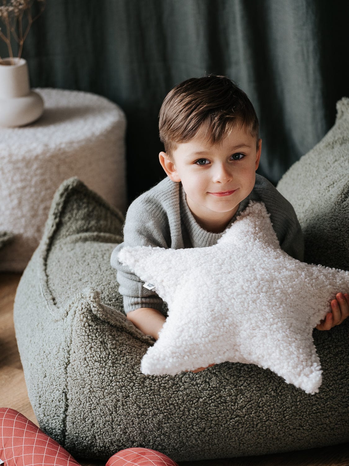 Coussin Étoile Blanc
