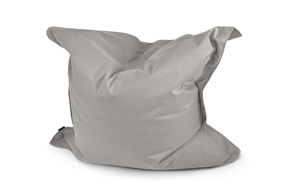 Coussin Pouf Extérieur Gris Perle