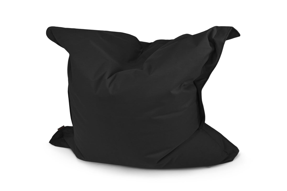 Coussin Pouf Extérieur Noir Profond