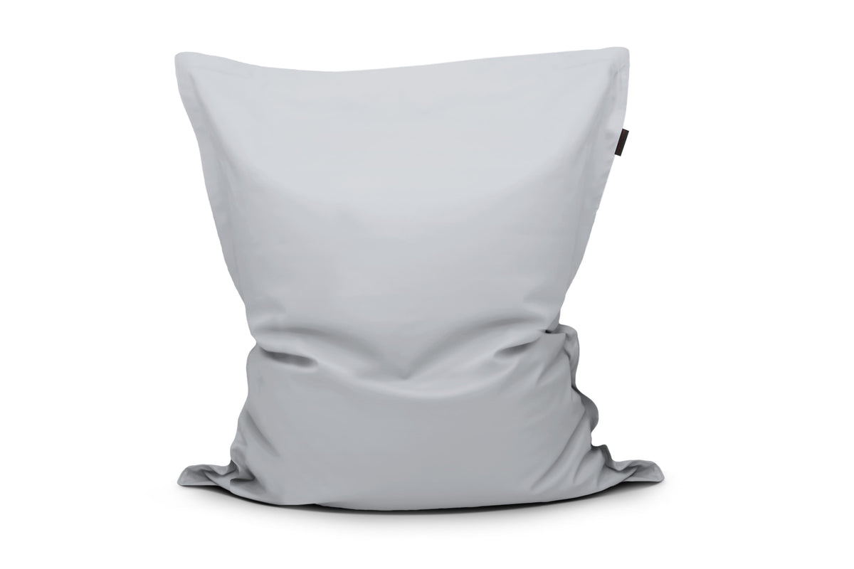 Coussin Pouf Géant Gris Perle
