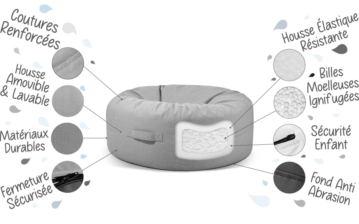 Pouf Rond XXL Exterieur