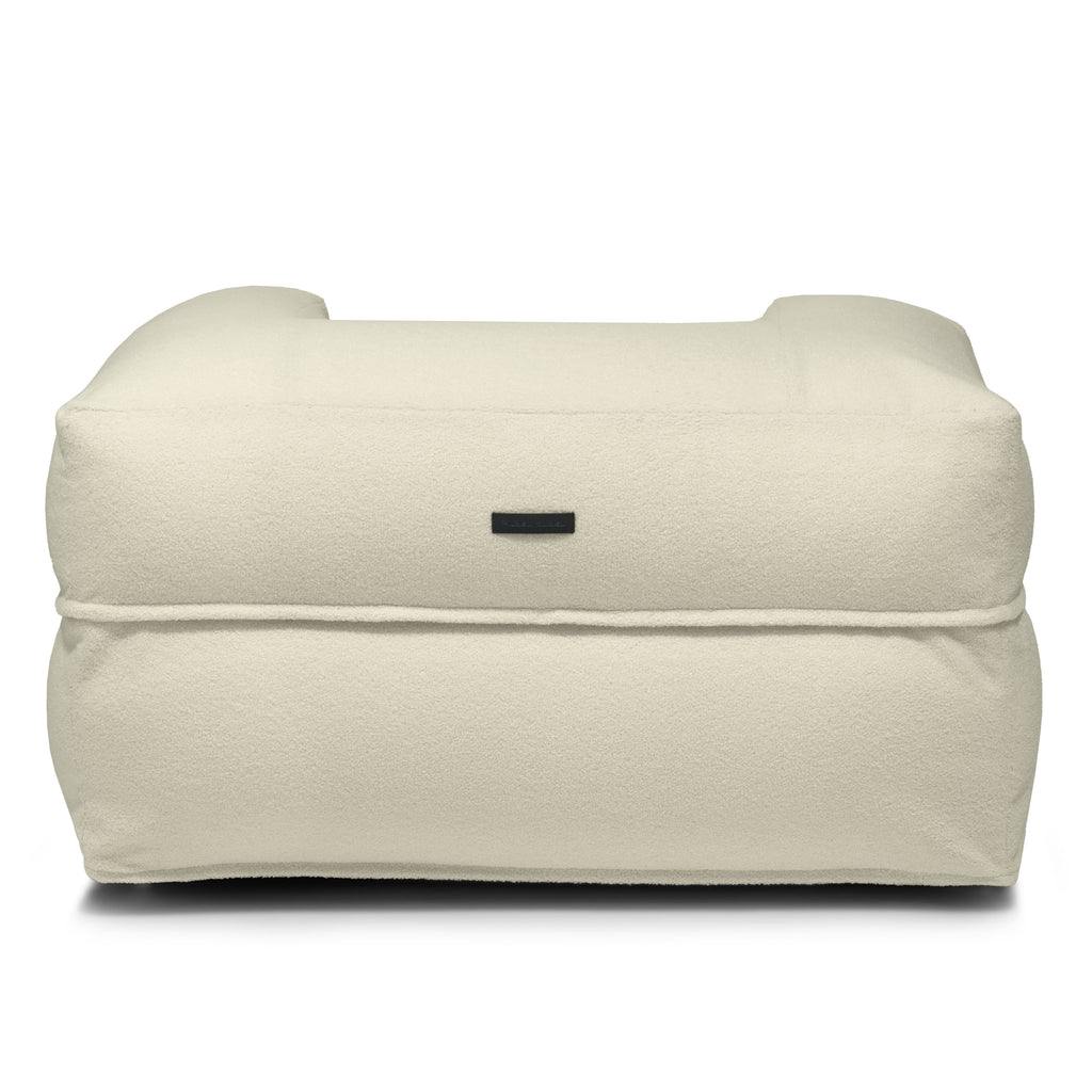 Fauteuil Pouf en Bouclette