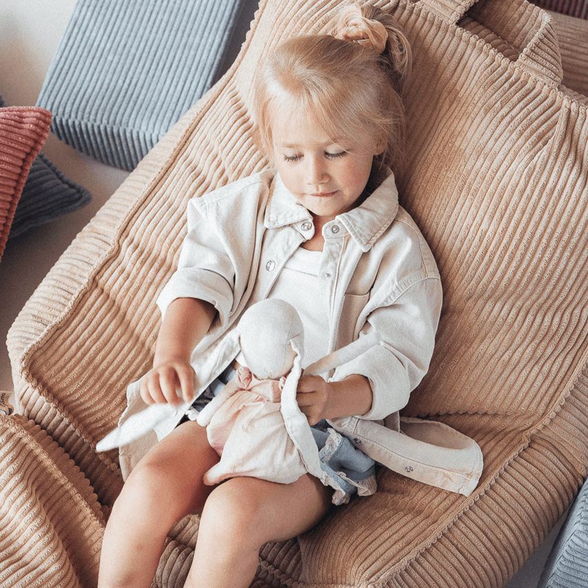 Fauteuil Pouf Enfant - Beige