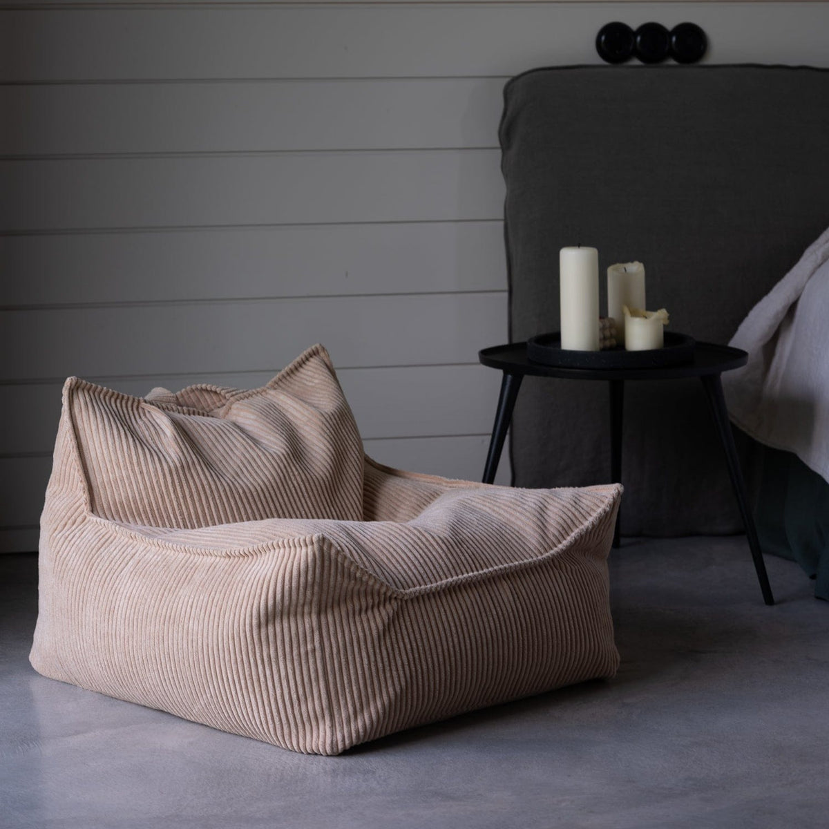 Fauteuil Pouf Enfant - Beige