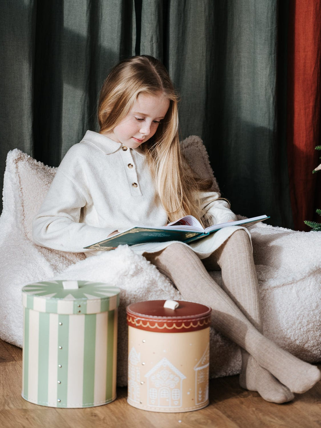 Fauteuil Pouf Enfant - Blanc