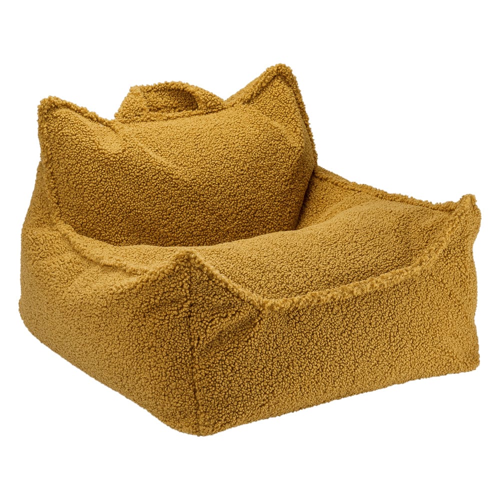 Fauteuil Pouf Enfant - Moutarde