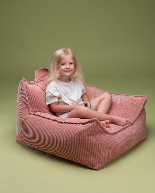 Fauteuil Pouf Enfant - Rose