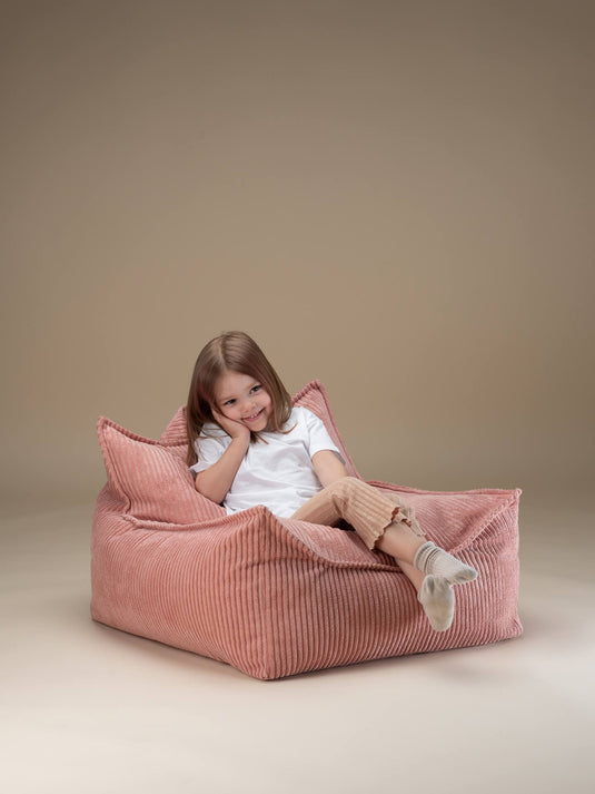 Fauteuil Pouf Enfant - Rose