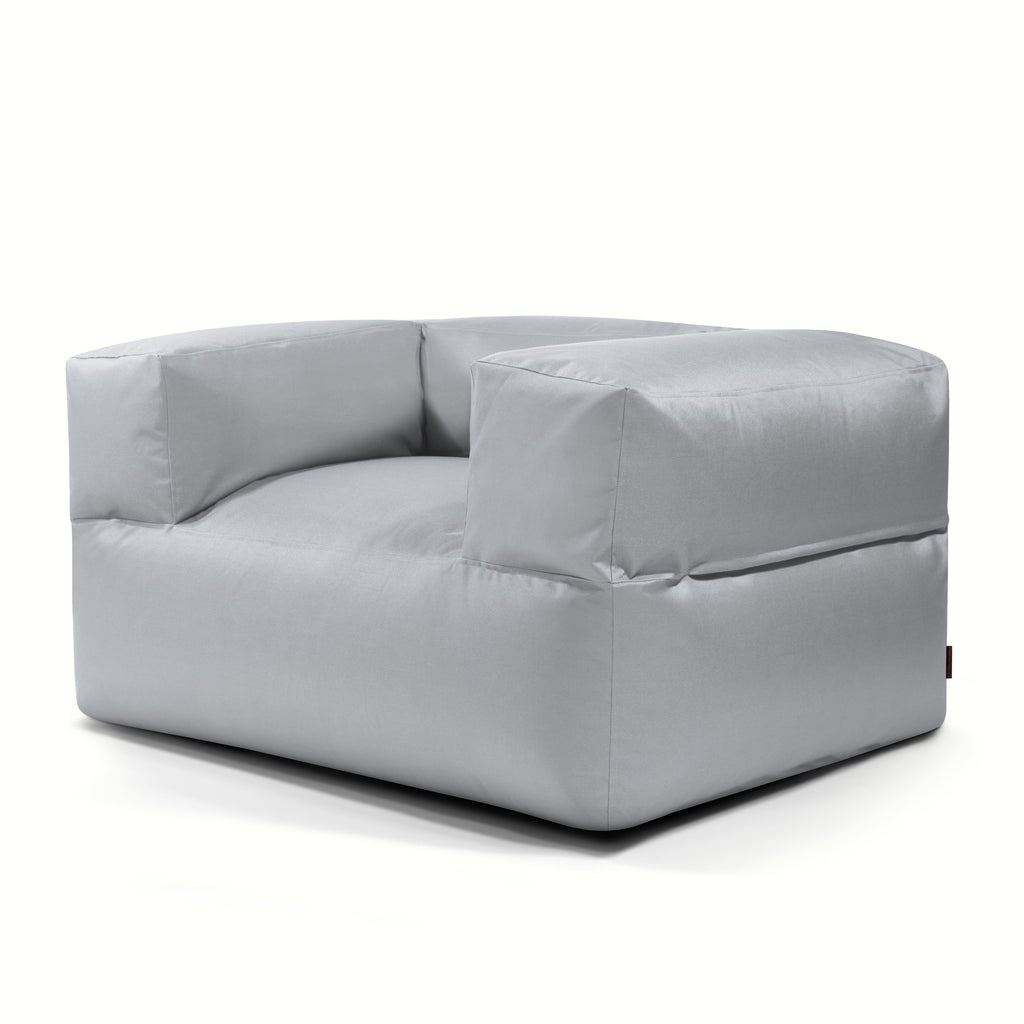 Fauteuil Pouf pour Chambre Gris Perle