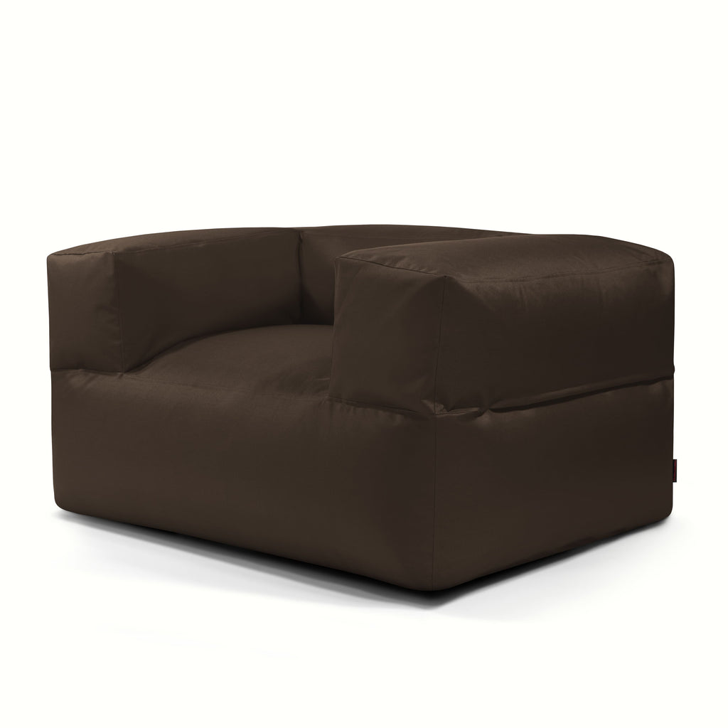 Fauteuil Pouf pour Chambre Marron Chocolat