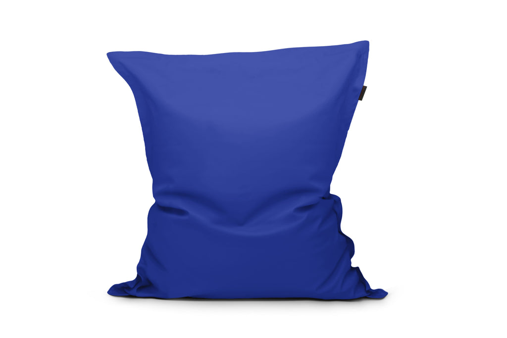 Gros Coussin Pouf Bleu Marine