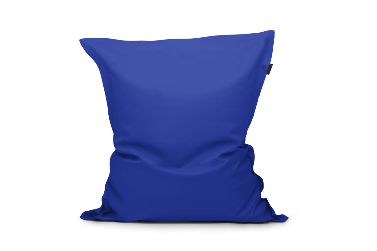 Gros Coussin Pouf Bleu Marine